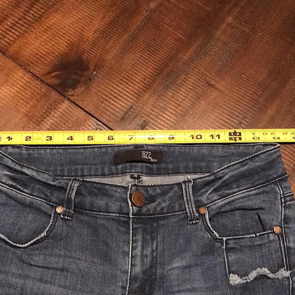 VGUC~ 1822 DENIM Distressed Skinny Jeans - Picture 9 of 12